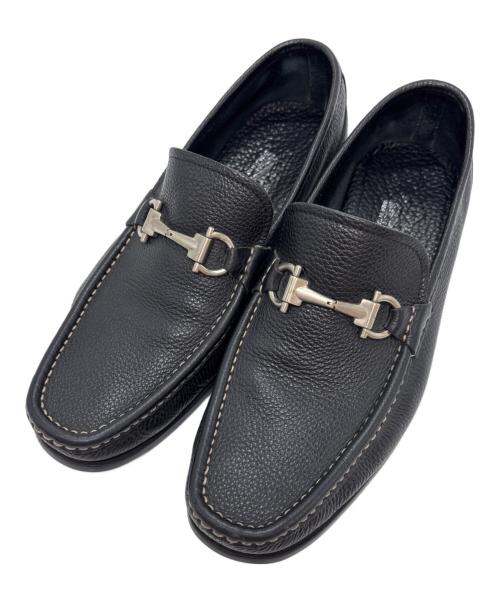 Salvatore Ferragamo（サルヴァトーレ フェラガモ）Salvatore Ferragamo (サルヴァトーレ フェラガモ) ドライビングシューズ ブラック サイズ:7の古着・服飾アイテム