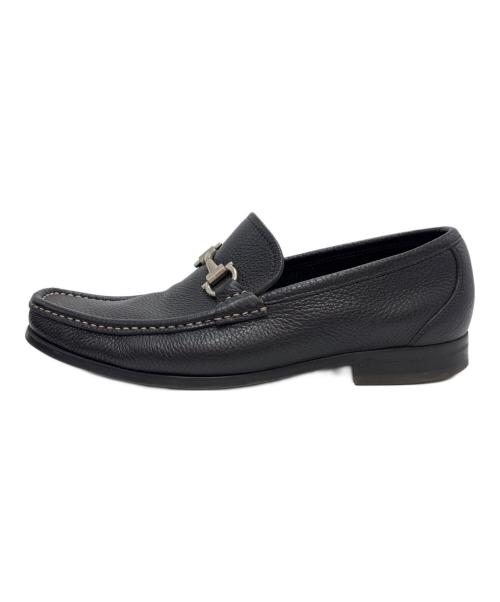 Salvatore Ferragamo（サルヴァトーレ フェラガモ）Salvatore Ferragamo (サルヴァトーレ フェラガモ) ドライビングシューズ ブラック サイズ:7の古着・服飾アイテム