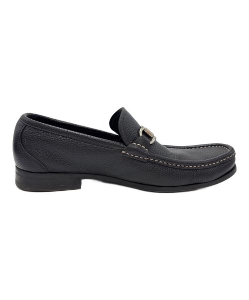 Salvatore Ferragamo（サルヴァトーレ フェラガモ）Salvatore Ferragamo (サルヴァトーレ フェラガモ) ドライビングシューズ ブラック サイズ:7の古着・服飾アイテム