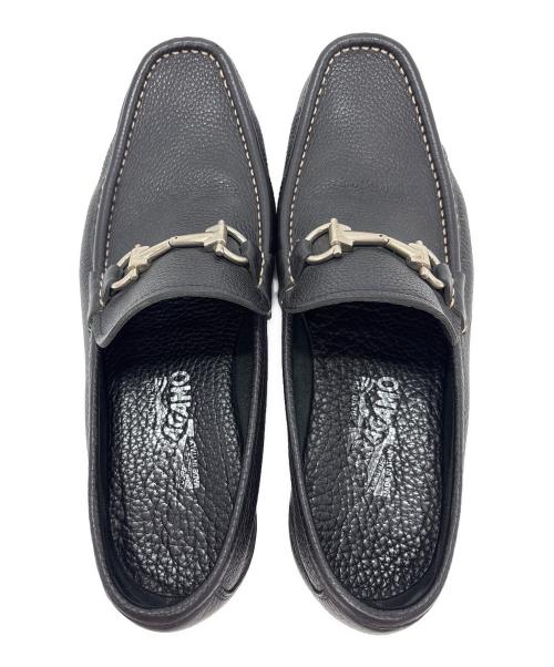 Salvatore Ferragamo（サルヴァトーレ フェラガモ）Salvatore Ferragamo (サルヴァトーレ フェラガモ) ドライビングシューズ ブラック サイズ:7の古着・服飾アイテム