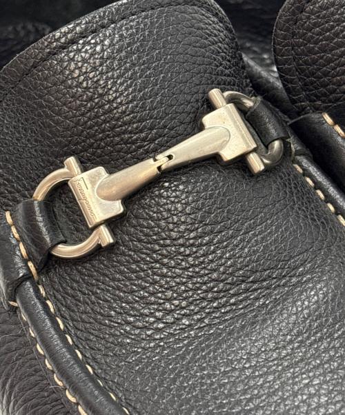 Salvatore Ferragamo（サルヴァトーレ フェラガモ）Salvatore Ferragamo (サルヴァトーレ フェラガモ) ドライビングシューズ ブラック サイズ:7の古着・服飾アイテム
