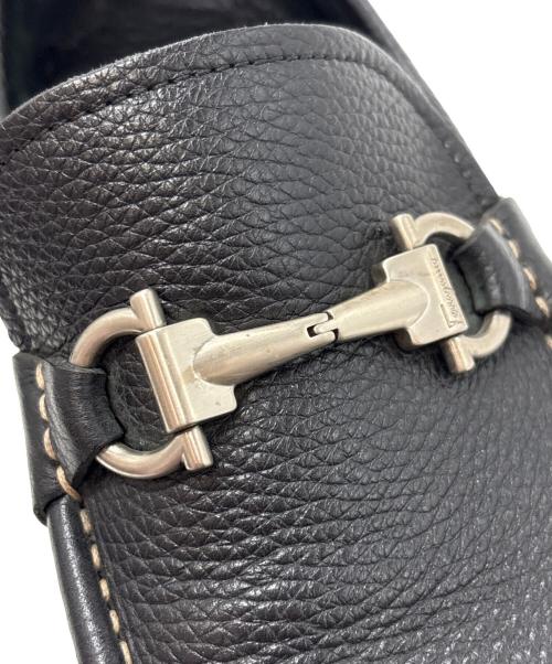 Salvatore Ferragamo（サルヴァトーレ フェラガモ）Salvatore Ferragamo (サルヴァトーレ フェラガモ) ドライビングシューズ ブラック サイズ:7の古着・服飾アイテム