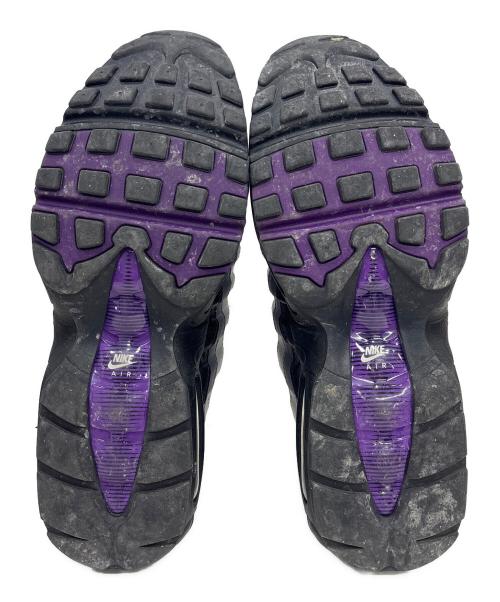 NIKE（ナイキ）NIKE (ナイキ) AIR MAX95 ブラック×パープル サイズ:26.5の古着・服飾アイテム