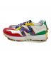 NEW BALANCE (ニューバランス) 327スニーカー ホワイト×パープル サイズ:26.5：18000円