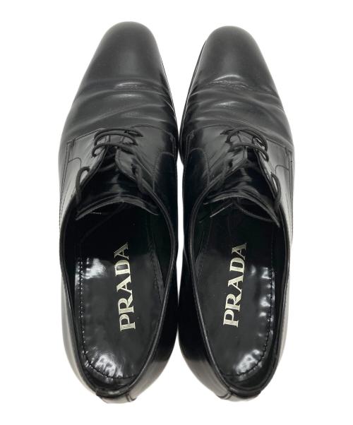 PRADA（プラダ）PRADA (プラダ) ビジネスシューズ ブラック サイズ:6の古着・服飾アイテム