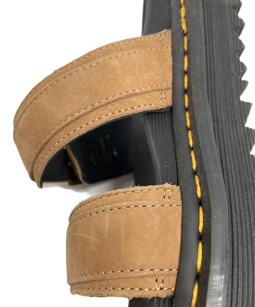 Dr.Martens（ドクターマーチン）Dr.Martens (ドクターマーチン) スライドサンダル ブラック×ブラウン サイズ:39の古着・服飾アイテム
