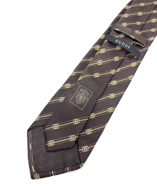 GUCCI（グッチ）GUCCI (グッチ) ネクタイ ブラウン サイズ:不明の古着・服飾アイテム