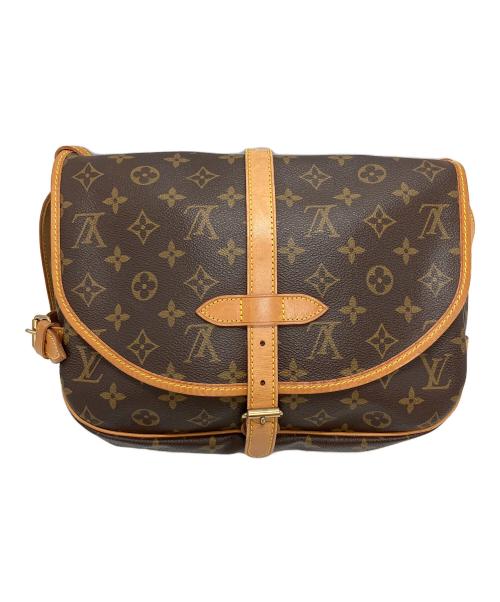LOUIS VUITTON（ルイ ヴィトン）LOUIS VUITTON (ルイ ヴィトン) ショルダーバッグ ブラウン×ベージュの古着・服飾アイテム
