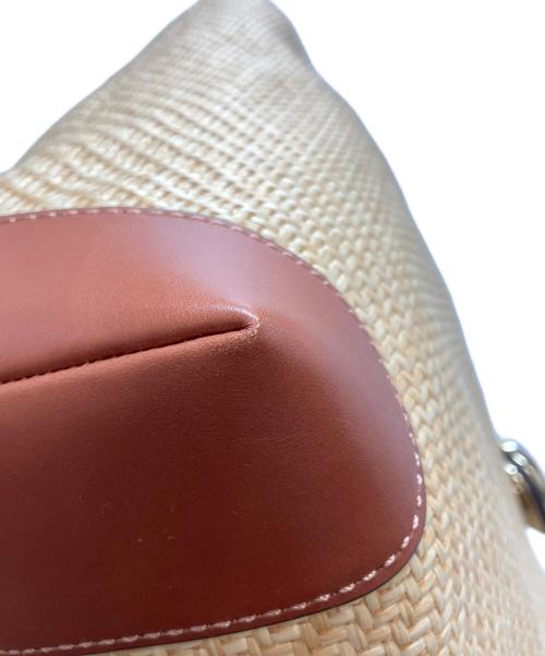 COLE HAAN（コールハーン）COLE HAAN (コールハーン) クラッシック ストロー トート ブラウンの古着・服飾アイテム