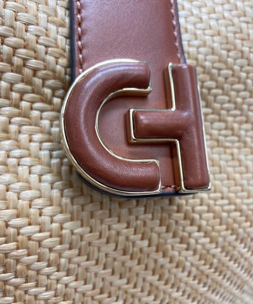 COLE HAAN（コールハーン）COLE HAAN (コールハーン) クラッシック ストロー トート ブラウンの古着・服飾アイテム