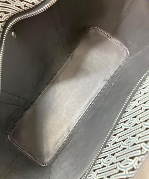 COLE HAAN（コールハーン）COLE HAAN (コールハーン) モノグラム柄トートバッグ ブラック×グレーの古着・服飾アイテム