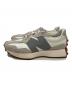 NEW BALANCE (ニューバランス) 327スニーカー ホワイト×グレー サイズ:26：6000円