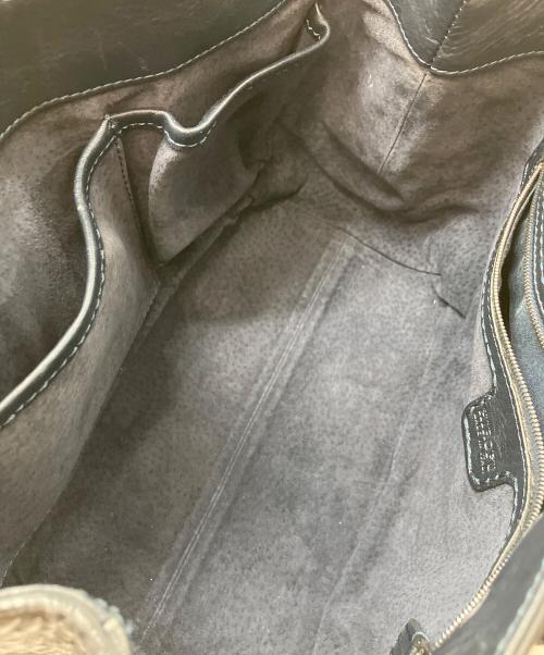 HIROFU（ヒロフ）HIROFU (ヒロフ) ハンドバッグ ブラックの古着・服飾アイテム
