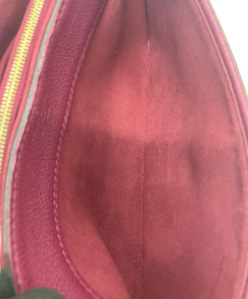 LOUIS VUITTON（ルイ ヴィトン）LOUIS VUITTON (ルイ ヴィトン) モノグラムパラス・チェーンショルダーバッグ ブラウン×レッドの古着・服飾アイテム
