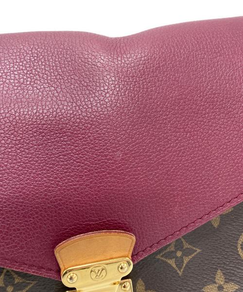 LOUIS VUITTON（ルイ ヴィトン）LOUIS VUITTON (ルイ ヴィトン) モノグラムパラス・チェーンショルダーバッグ ブラウン×レッドの古着・服飾アイテム