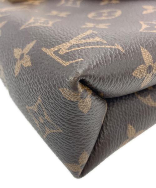 LOUIS VUITTON（ルイ ヴィトン）LOUIS VUITTON (ルイ ヴィトン) モノグラムパラス・チェーンショルダーバッグ ブラウン×レッドの古着・服飾アイテム