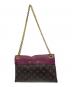 LOUIS VUITTON (ルイ ヴィトン) モノグラムパラス・チェーンショルダーバッグ ブラウン×レッド：80000円