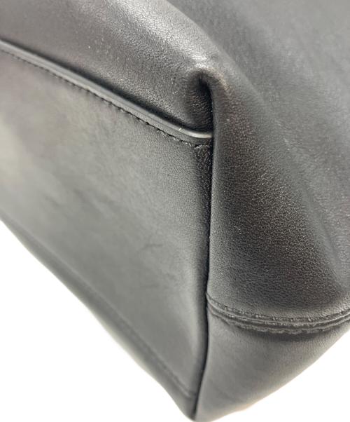COACH（コーチ）COACH (コーチ) レザーショルダーバッグ ブラックの古着・服飾アイテム