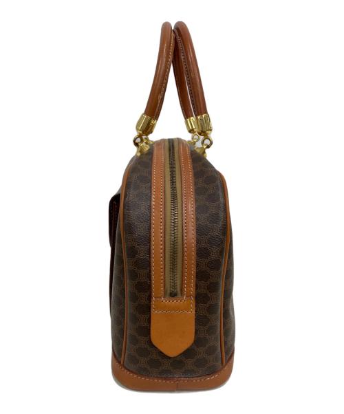 CELINE（セリーヌ）CELINE (セリーヌ) マカダムハンドバッグ　M95 ブラウンの古着・服飾アイテム