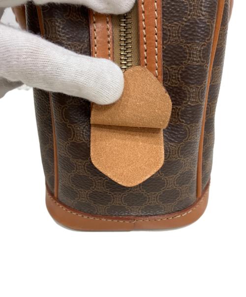 CELINE（セリーヌ）CELINE (セリーヌ) マカダムハンドバッグ　M95 ブラウンの古着・服飾アイテム