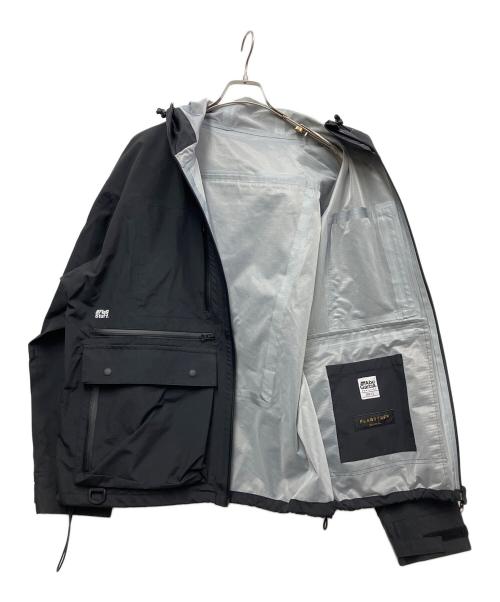 Abu Garcia（アブガルシア）Abu Garcia (アブガルシア) flagstuff (フラグスタフ) ナイロンジャケット ブラック サイズ:Lの古着・服飾アイテム