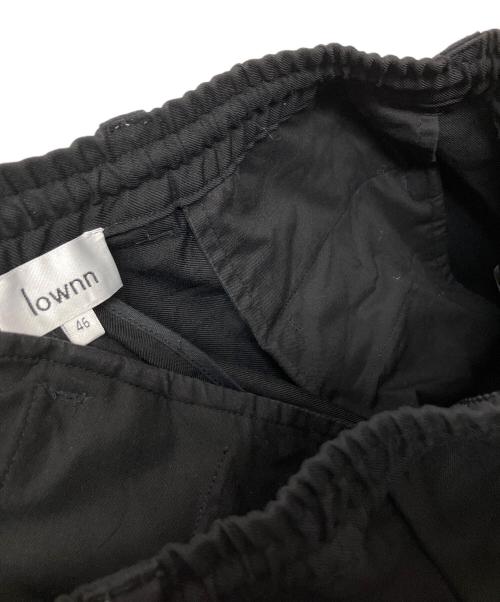 lownn（ローン）lownn (ローン) ウールパンツ ブラック サイズ:46の古着・服飾アイテム