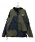 THE NORTH FACE（ザ ノース フェイス）の古着「ジオメトリックドットショットブルゾン」｜グリーン×ネイビー