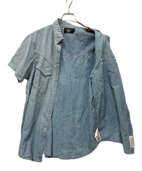 RRL（ダブルアールエル）RRL (ダブルアールエル) デニムウエスタンシャツ インディゴ サイズ:Lの古着・服飾アイテム
