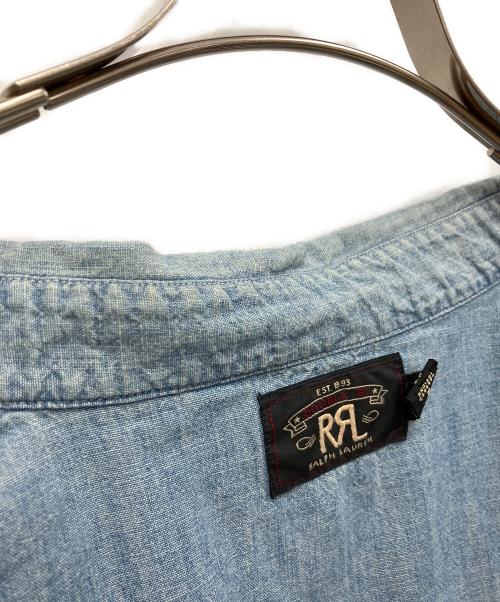 RRL（ダブルアールエル）RRL (ダブルアールエル) デニムウエスタンシャツ インディゴ サイズ:Lの古着・服飾アイテム