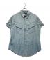 RRL（ダブルアールエル）の古着「デニムウエスタンシャツ」｜インディゴ