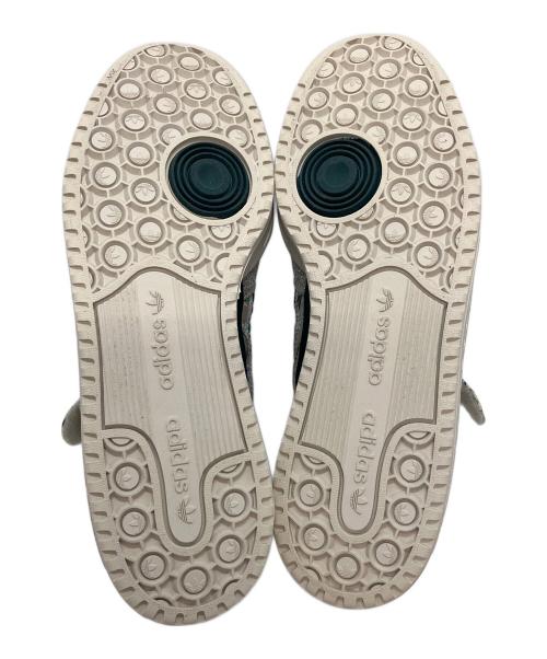 adidas（アディダス）adidas (アディダス) JEREMY SCOTT (ジェレミー スコット) ハイカットスニーカー ベージュ×グリーン サイズ:27.5の古着・服飾アイテム