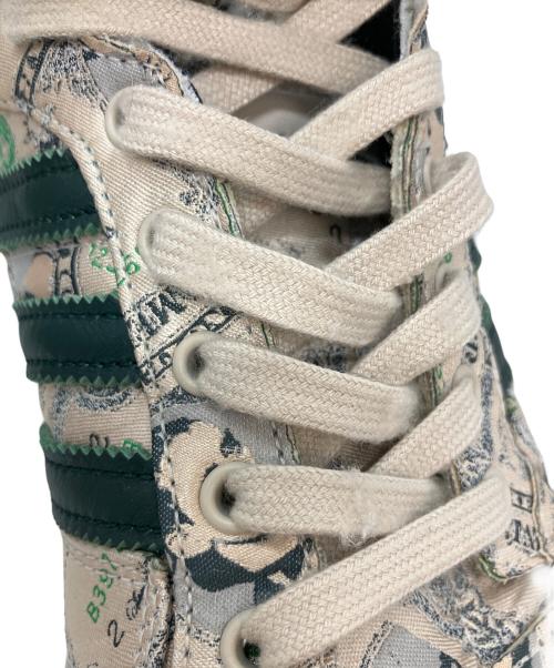 adidas（アディダス）adidas (アディダス) JEREMY SCOTT (ジェレミー スコット) ハイカットスニーカー ベージュ×グリーン サイズ:27.5の古着・服飾アイテム