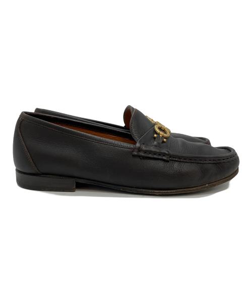Salvatore Ferragamo（サルヴァトーレ フェラガモ）Salvatore Ferragamo (サルヴァトーレ フェラガモ) ローファー ブラウン サイズ:8の古着・服飾アイテム