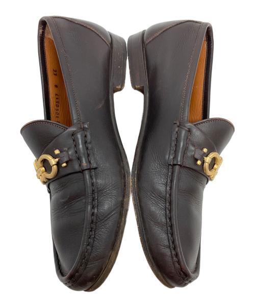 Salvatore Ferragamo（サルヴァトーレ フェラガモ）Salvatore Ferragamo (サルヴァトーレ フェラガモ) ローファー ブラウン サイズ:8の古着・服飾アイテム