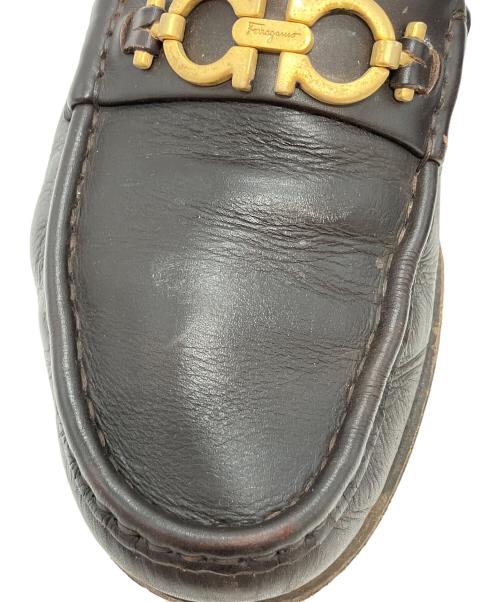 Salvatore Ferragamo（サルヴァトーレ フェラガモ）Salvatore Ferragamo (サルヴァトーレ フェラガモ) ローファー ブラウン サイズ:8の古着・服飾アイテム