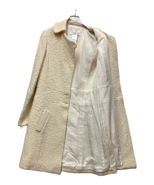 Chloe（クロエ）Chloe (クロエ) ロングコート アイボリー サイズ:36の古着・服飾アイテム