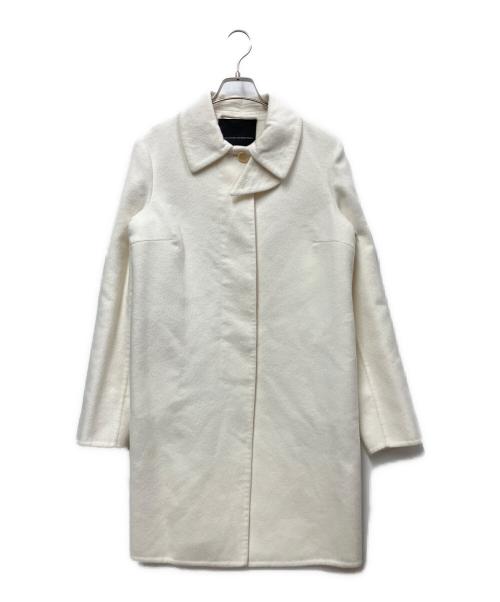 ermanno scervino（エルマノシェルビーノ）ERMANNO SCERVINO (エルマノシェルビーノ) アンゴラコート ホワイト サイズ:不明の古着・服飾アイテム