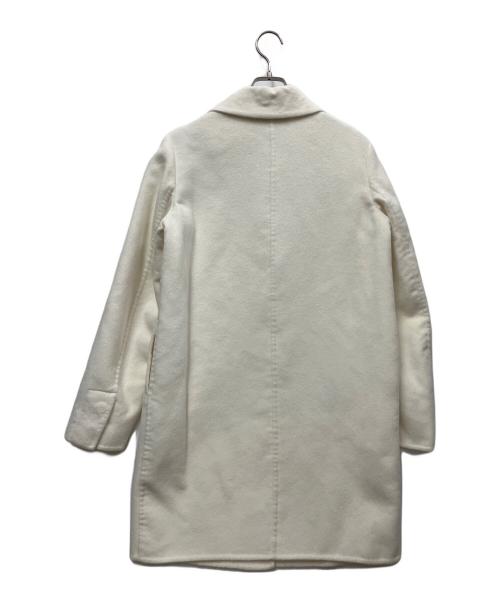 ermanno scervino（エルマノシェルビーノ）ERMANNO SCERVINO (エルマノシェルビーノ) アンゴラコート ホワイト サイズ:不明の古着・服飾アイテム