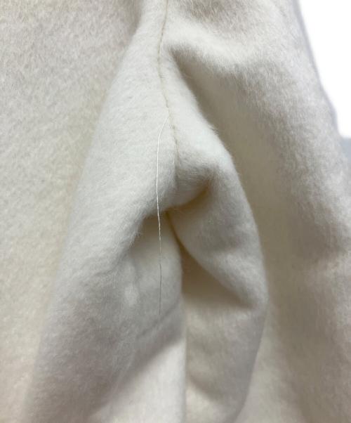 ermanno scervino（エルマノシェルビーノ）ERMANNO SCERVINO (エルマノシェルビーノ) アンゴラコート ホワイト サイズ:不明の古着・服飾アイテム