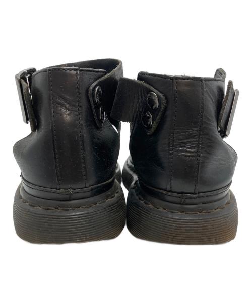 Dr.Martens（ドクターマーチン）Dr.Martens (ドクターマーチン) レザーストラップサンダル ブラック サイズ:22.5の古着・服飾アイテム