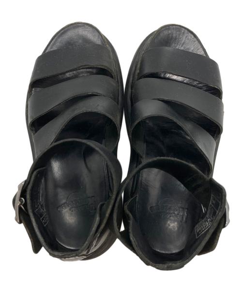 Dr.Martens（ドクターマーチン）Dr.Martens (ドクターマーチン) レザーストラップサンダル ブラック サイズ:22.5の古着・服飾アイテム