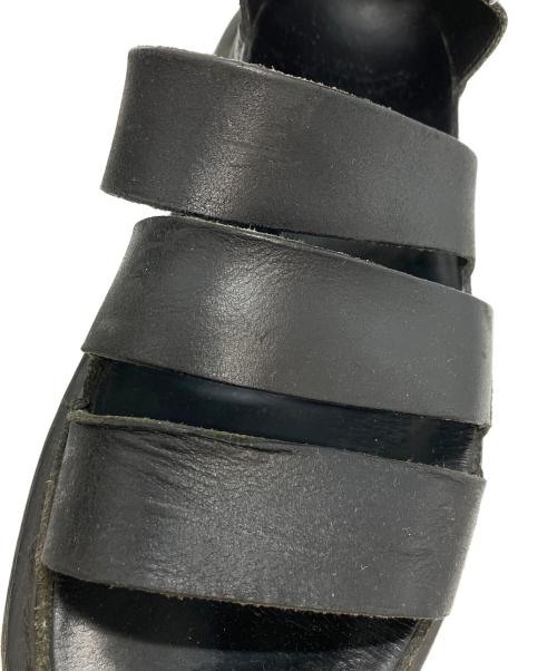 Dr.Martens（ドクターマーチン）Dr.Martens (ドクターマーチン) レザーストラップサンダル ブラック サイズ:22.5の古着・服飾アイテム