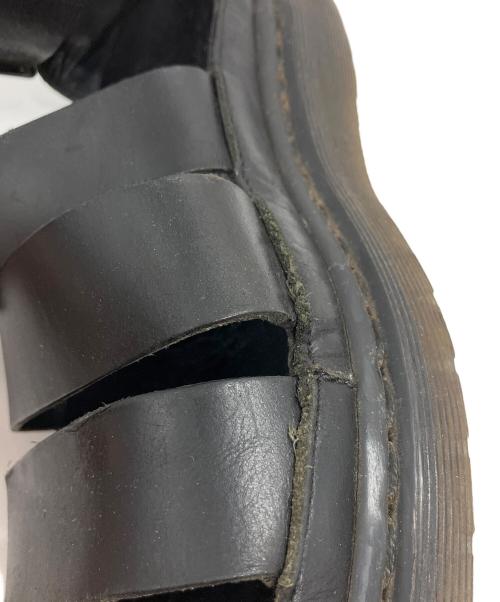 Dr.Martens（ドクターマーチン）Dr.Martens (ドクターマーチン) レザーストラップサンダル ブラック サイズ:22.5の古着・服飾アイテム