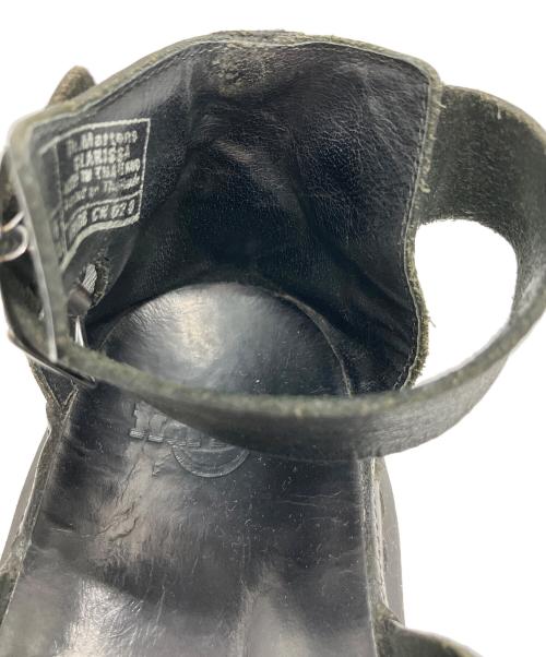 Dr.Martens（ドクターマーチン）Dr.Martens (ドクターマーチン) レザーストラップサンダル ブラック サイズ:22.5の古着・服飾アイテム