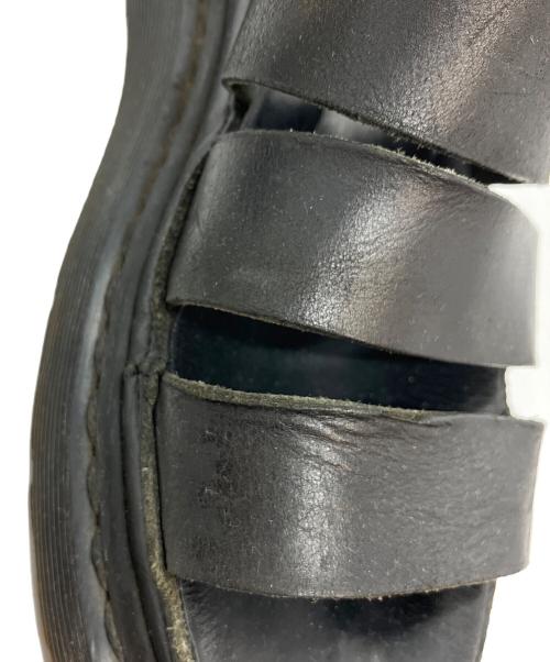 Dr.Martens（ドクターマーチン）Dr.Martens (ドクターマーチン) レザーストラップサンダル ブラック サイズ:22.5の古着・服飾アイテム