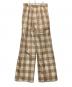 CLANE (クラネ) SHEER STRAIGHT PANTS ブラウン サイズ:2：10000円