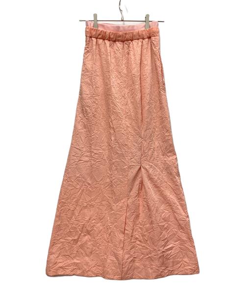 MAISON SPECIAL（メゾンスペシャル）MAISON SPECIAL (メゾンスペシャル) Washer Pleats Maxi Skirt ピンク サイズ:FREEの古着・服飾アイテム
