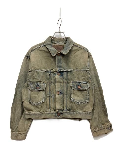 AUTHEN JAPAN（オーセンジャパン）authen japan (オーセンジャパン) デニムジャケット ブルー サイズ:Sの古着・服飾アイテム