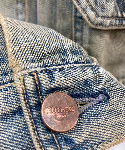 AUTHEN JAPAN（オーセンジャパン）authen japan (オーセンジャパン) デニムジャケット ブルー サイズ:Sの古着・服飾アイテム