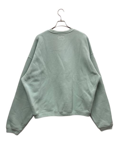 stussy（ステューシー）stussy (ステューシー) Big Crackle Sport CREW スウェット グリーン サイズ:XLの古着・服飾アイテム